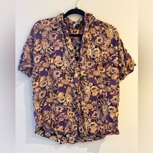 Vintage paisley & flower shirt